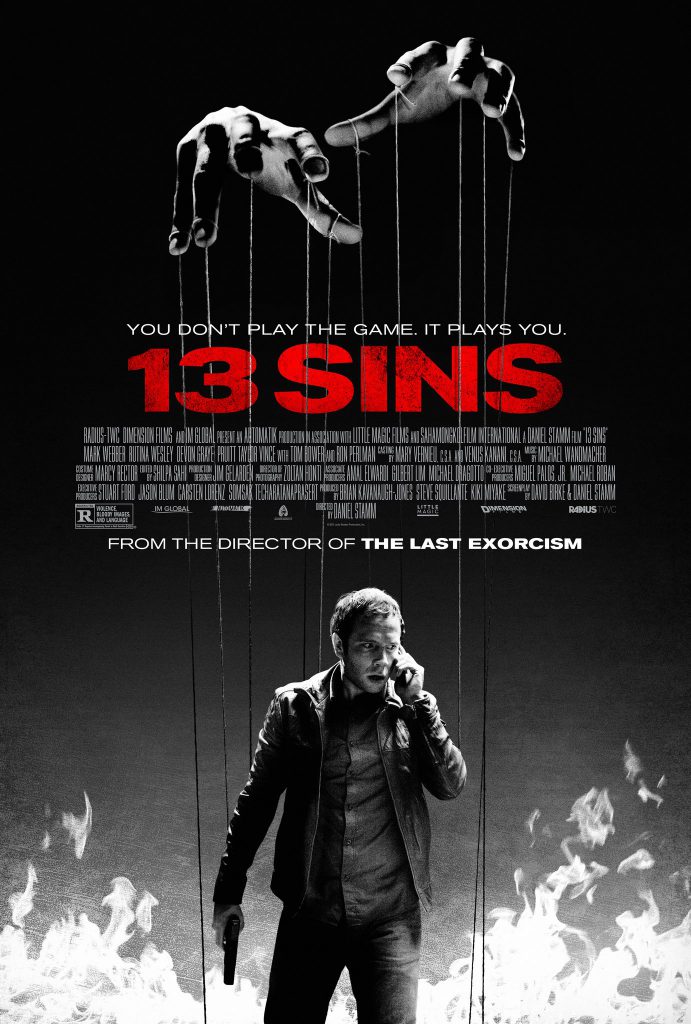 13 Sins (2014) Movie Reviews
