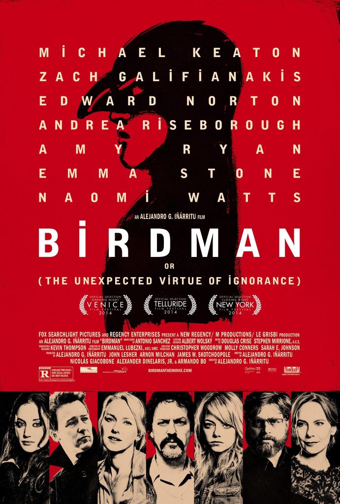 Birdman or (The Unexpected Virtue of Ignorance) (2014) Movie Reviews